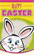 Easter Bunny Appliqued Breeze-Thru Flag at Will of the Wind