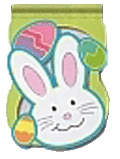 Easter Bunny Spring Mini Banner at Will of the Wind