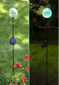 Solar Garden Lights Change Colors at Night