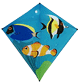 Dolphin Diamond Kite