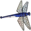 Blue Miniature Dragonfly Kite by Tom Tinney