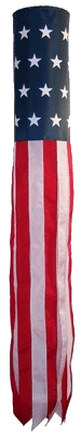 Celebrate the Red, White and Blue with this All American Windsock