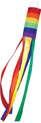 Rainbow Stripe Windsock 40inch