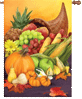 Cornucopia Decorative House Flag