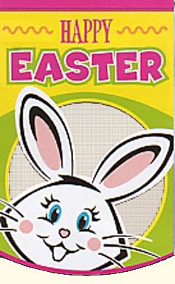 Easter Bunny Decorative Flag