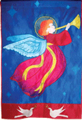 Peace Angel Garden Flag