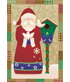 Santa with Doves Garden Flag