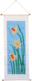 Happy Daffodils dance in the sun