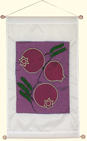 Pomegranates Banner by Fawn and Lily Design Studio of Willits, California