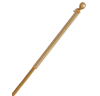 58inch Wooden Flag Pole With Untangle Tube