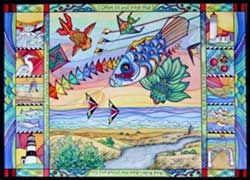 Washington State Kite Festival - Buy the 2010 winning poster by Pat Fagerland