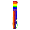 Rainbow Column Windsock 60inch