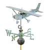 Hi-Wing Plane Full Size Weathervane