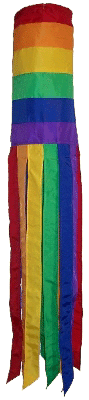 40" and 60" Rainbow Column Windsocks
