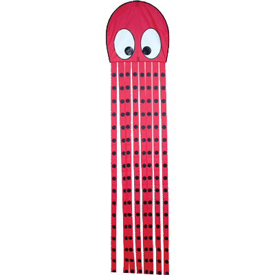 Octopus Kite Red