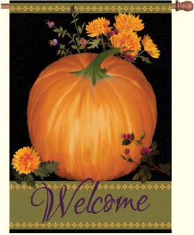 Bountiful Harvest Welcome House Flag