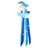 2D Splashing Dolphin Windtail