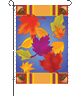 Dancing Leaves Garden Flag