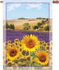 Sunflowers From Provence House Flag