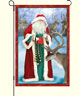 Father Christmas Garden Flag