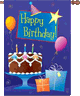 Birthday Treats Decorative Flag