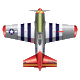 P-51 Mustang 2D Flightzone Kite